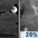 Tonight: Mostly Cloudy then Slight Chance Showers And Thunderstorms